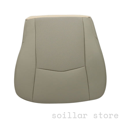 For 2004-2005 Cadillac SRX Driver Bottom Perforated Leather Seat Cover Light Tan