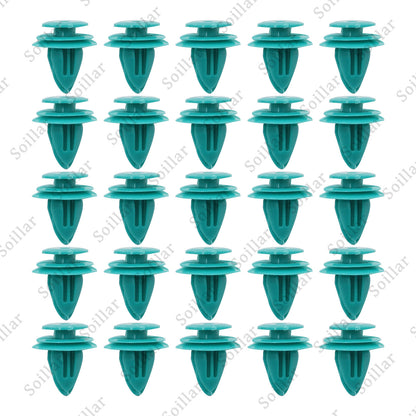 25x Mean Mug Auto Door Trim Panel Retainer 9mm Hole Clips For Toyota 90467-10188