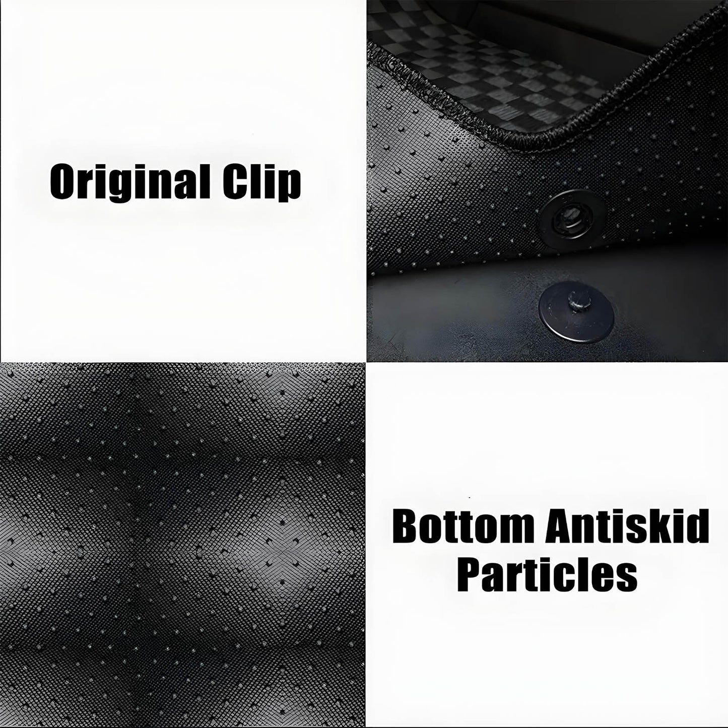 For 2019 2020 2021 2022 2023 2024 BMW 3-Series G20 & M3 G80 2-Row Checkered Flag Carpet Floor Mats