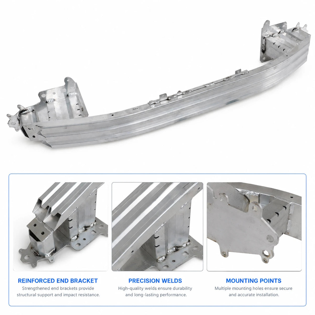 Front Bumper Reinforcement 68227661AB Fits Chrysler Pacifica 2017-2025 Aluminum