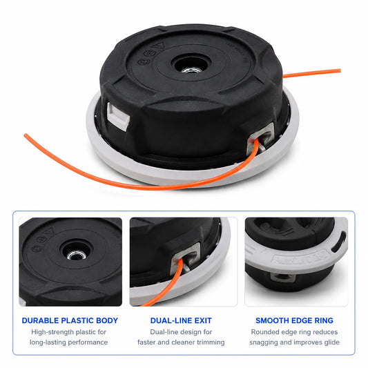 C26 2 Auto Cut Trimmer Head Replacement for Stihl FS55 FS56 FS70 FS80 FS85