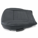 Charcoal Black Leather Driver Bottom Replacement Seat Cover for 2013-2016 Ford Escape