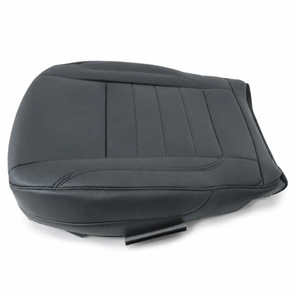 Charcoal Black Leather Driver Bottom Replacement Seat Cover for 2013-2016 Ford Escape