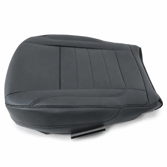 Charcoal Black Leather Driver Bottom Replacement Seat Cover for 2013-2016 Ford Escape