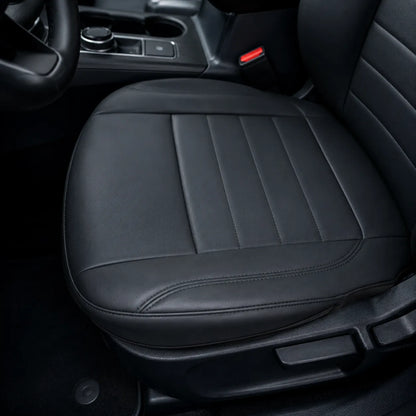 Charcoal Black Leather Driver Bottom Replacement Seat Cover for 2013-2016 Ford Escape