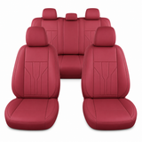 For Toyota Camry Car Seat Covers 5-Seats Front + Rear Protector Leather Full Set