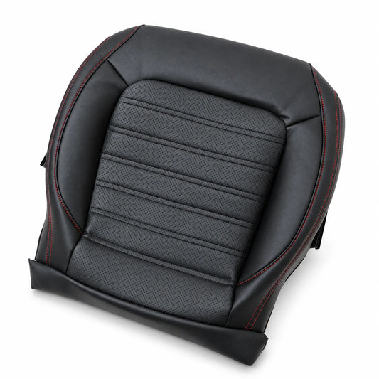Driver Bottom PERF Leather Seat Cover Black For 2011-2018 Volkswagen Jetta GLI