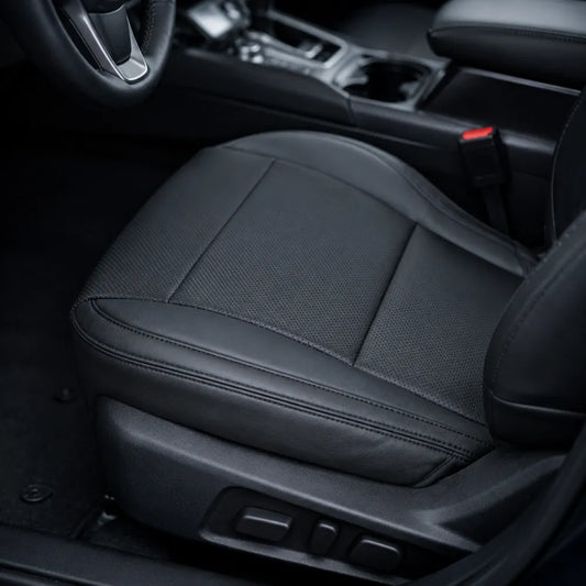 Driver Bottom Perforated Leather Seat Cover Black For 2015-2019 Subaru Outback