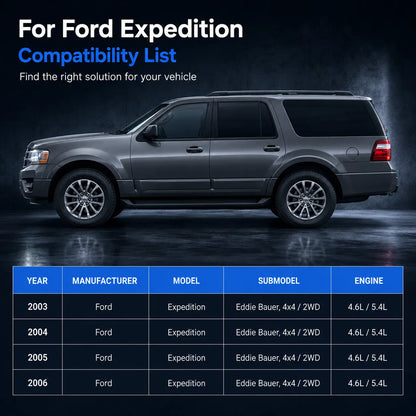 Driver Bottom Perforated Seat Cover Tan For 2003-2006 Ford Expedition Eddie Bauer