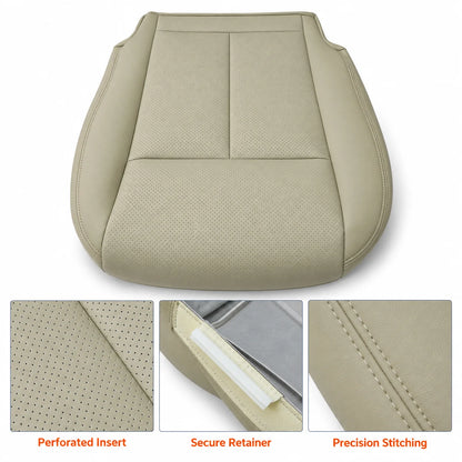 Driver Bottom Replacement Leather Seat Cover Tan For 2013-2018 Nissan Altima