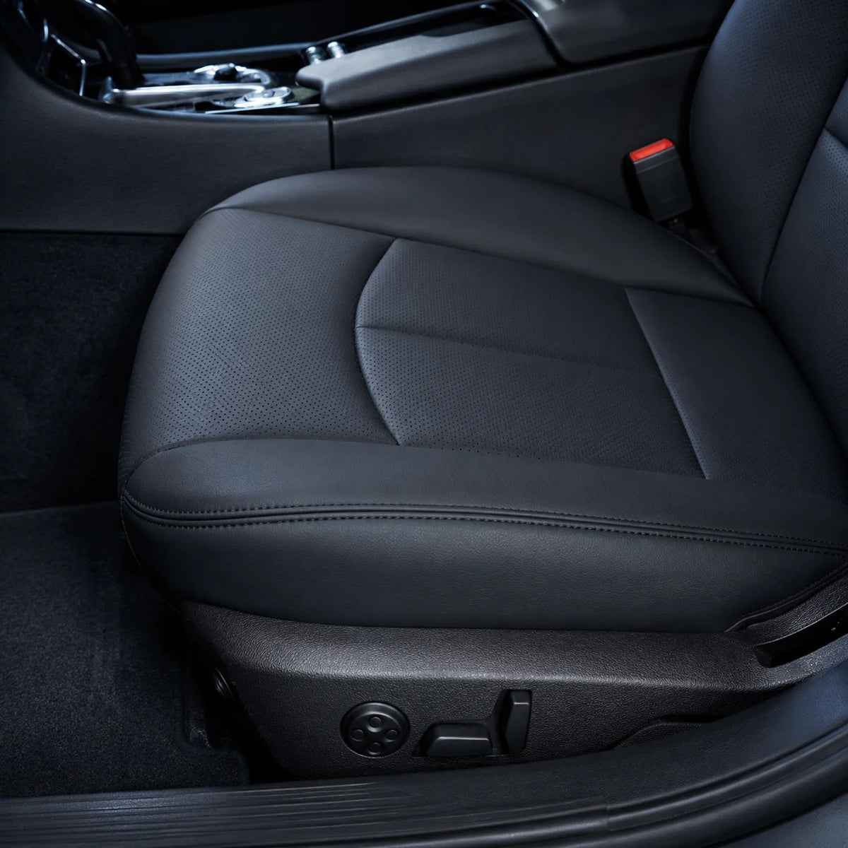 Driver Bottom Replacement Seat Cover Black For 2003-2009 Mercedes Benz E-Class