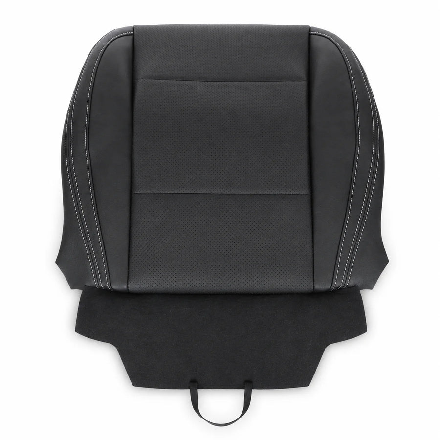 Driver Leather Perforated Bottom Seat Cover Black For 2015-2017 Subaru Legacy