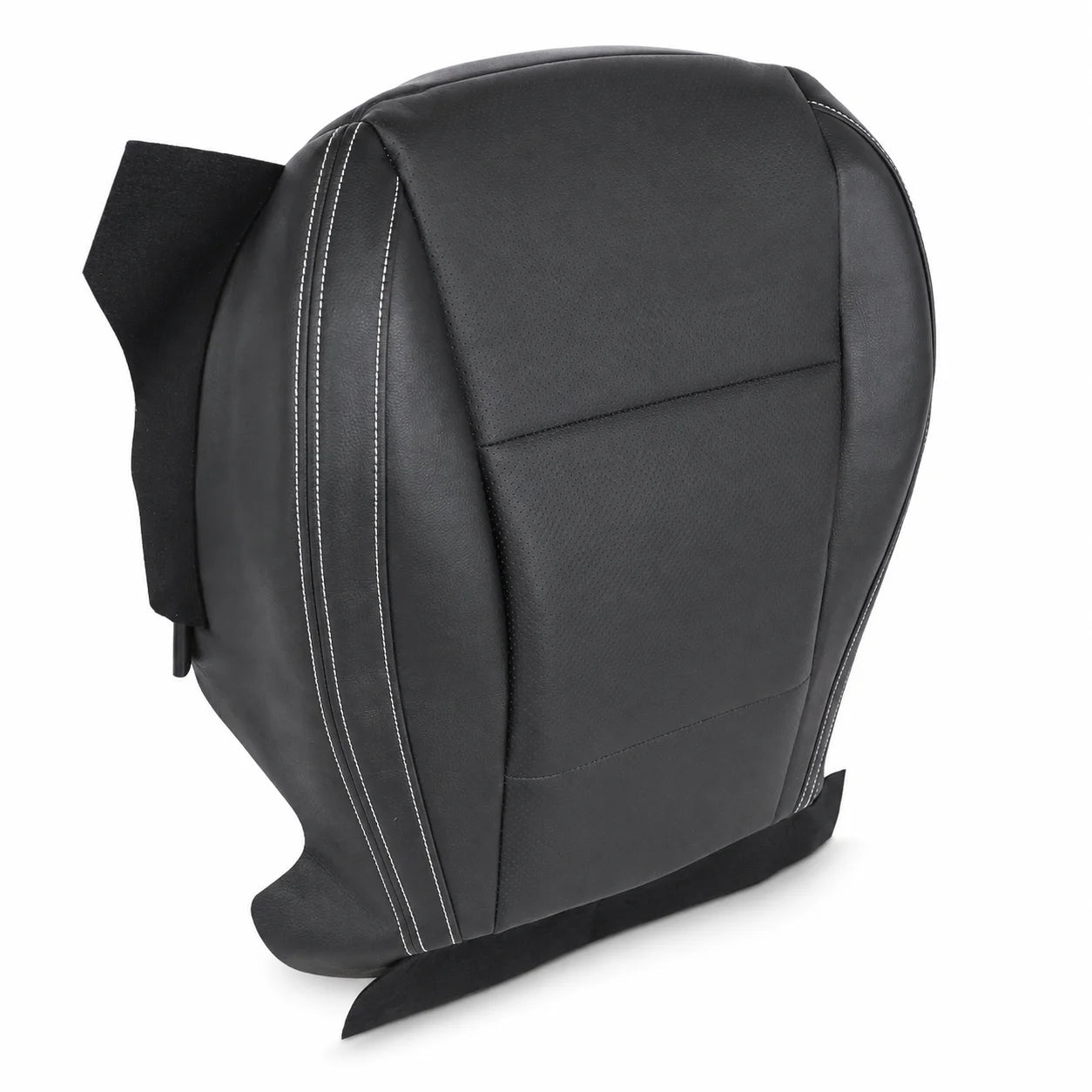 Driver Leather Perforated Bottom Seat Cover Black For 2015-2017 Subaru Legacy