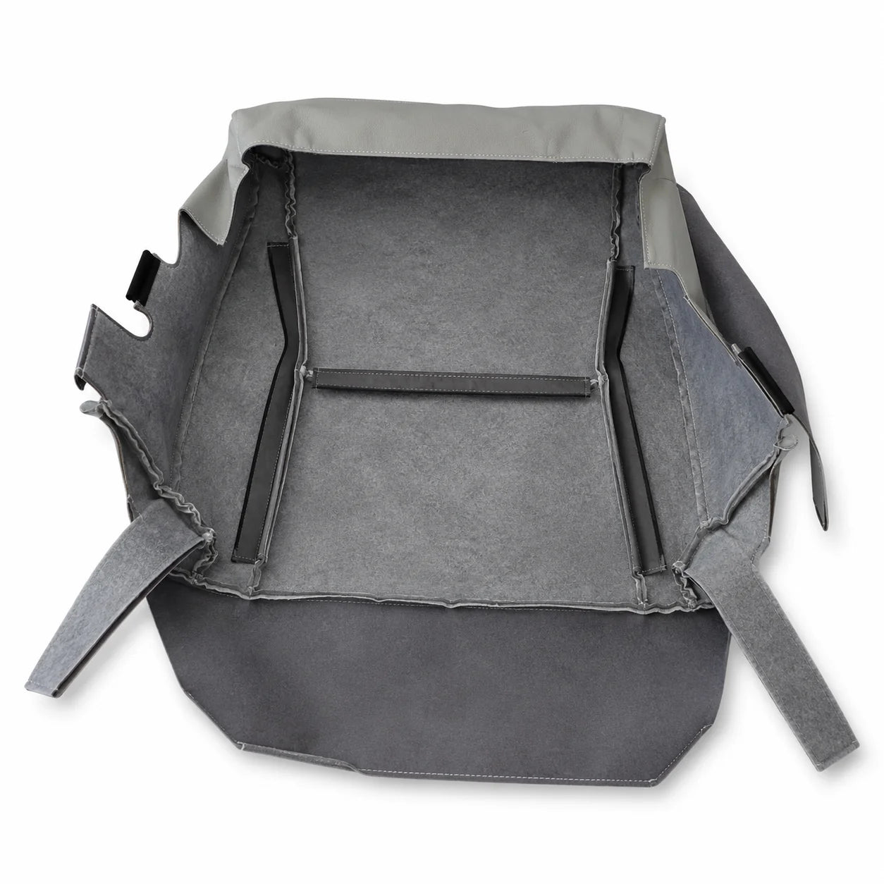 Driver Side Bottom Leather seat cover Gray For 2010-2015 Lexus RX350 RX450h