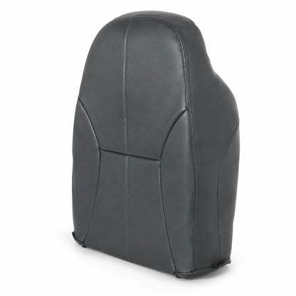 Driver & Passenger Bottom & Top Leather Seat Cover Dark Gray For 1998-2002 Dodge Ram