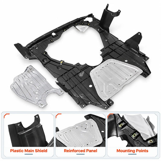 Engine Lower Splash Shield Cover For 2018 -2022 Honda Accord 1.5L