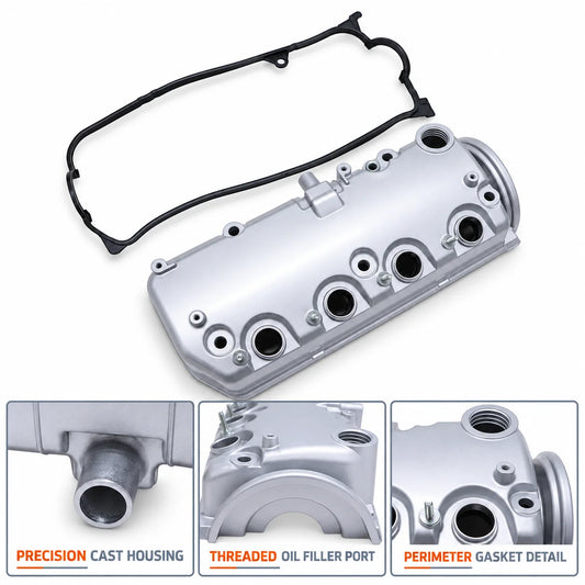 Engine Valve Cover W/Gasket For 2001-2005 Honda Civic 1.7L