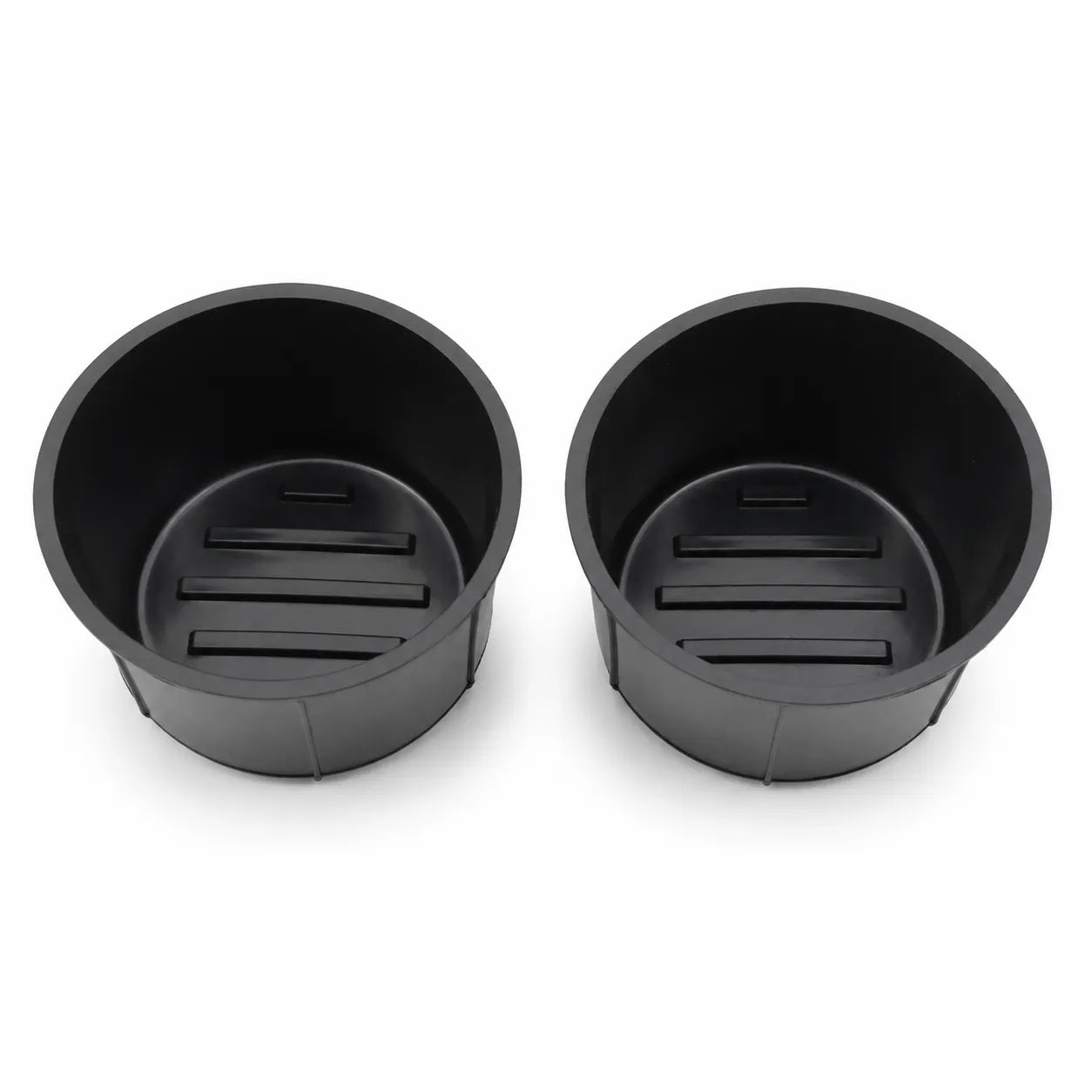 Fit for 03-14 Ford F150 2pc Rear Center Console Cup Holder Insert Liner