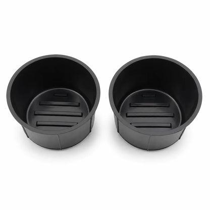 Fit for 03-14 Ford F150 2pc Rear Center Console Cup Holder Insert Liner