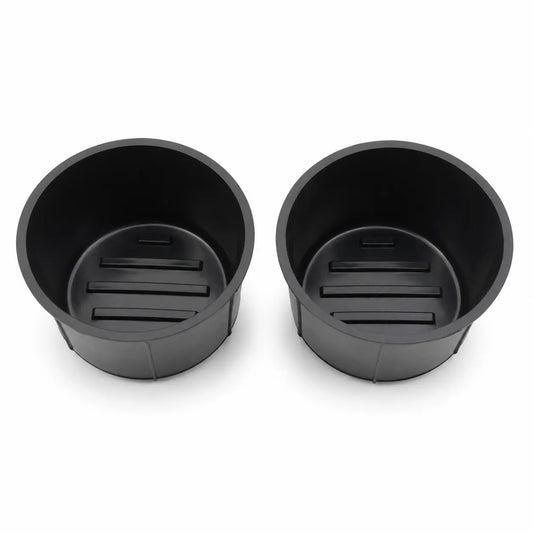 Fit for 03-14 Ford F150 2pc Rear Center Console Cup Holder Insert Liner
