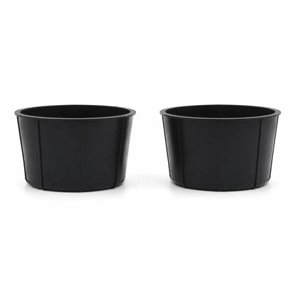 Fit for 03-14 Ford F150 2pc Rear Center Console Cup Holder Insert Liner