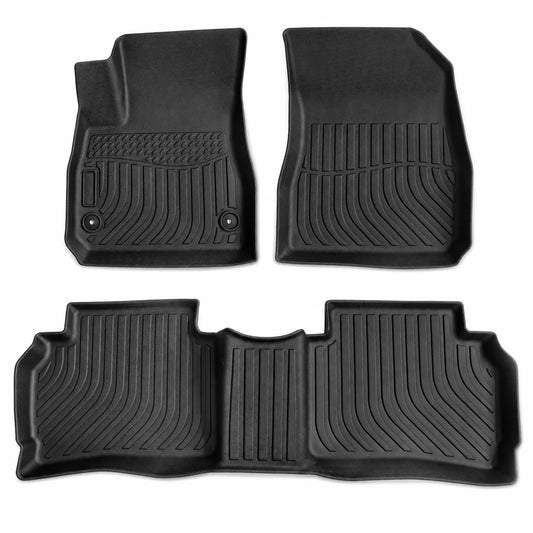 Floor Mats Liners Front & Rear 3D All-Weather TPE For 2016-2025 Chevrolet Malibu