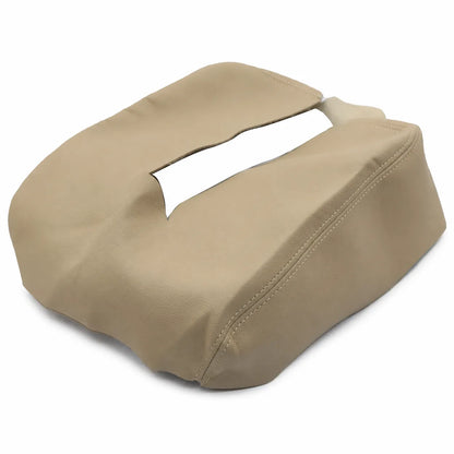 For 07-14 Chevy Tahoe Suburban Silverado Console Leather Armrest Cover Tan