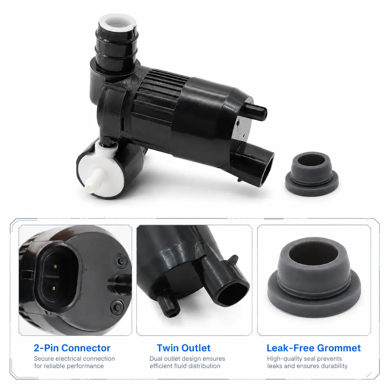 For 13-21 Nissan Pathfinder Infiniti QX60 JX35 Windshield Washer Pump 289203JA0A