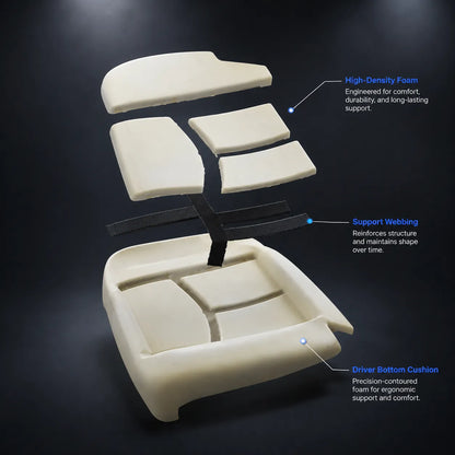 For 2003-2006 Chevy Silverado Avalanche Tahoe Driver Bottom Seat Foam Cushion