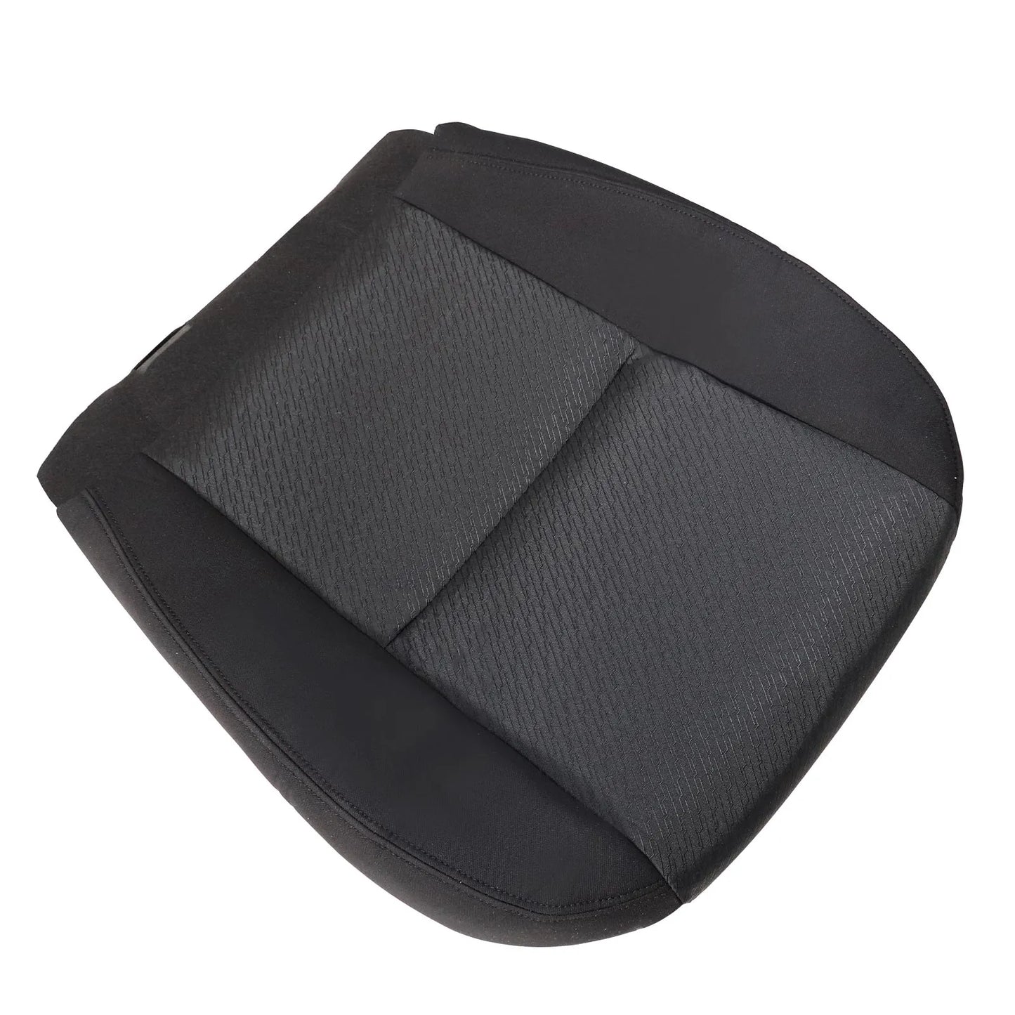 For 2007-2014 GMC Sierra 1500 2500HD 3500HD Driver Bottom Cloth Seat Cover Black