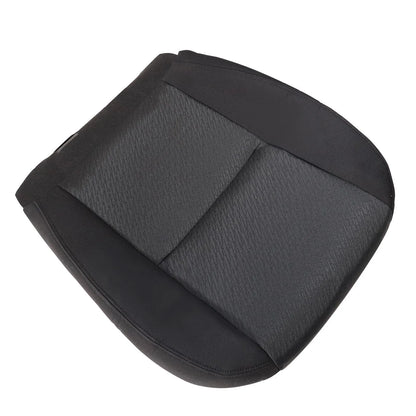 For 2007-2014 GMC Sierra 1500 2500HD 3500HD Driver Bottom Cloth Seat Cover Black