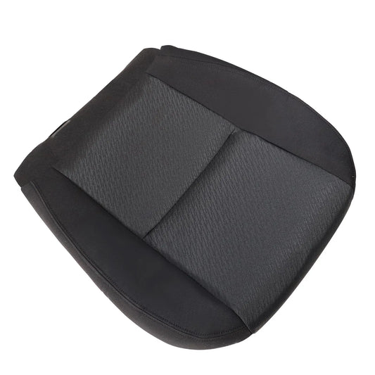For 2007-2014 GMC Sierra 1500 2500HD 3500HD Driver Bottom Cloth Seat Cover Black