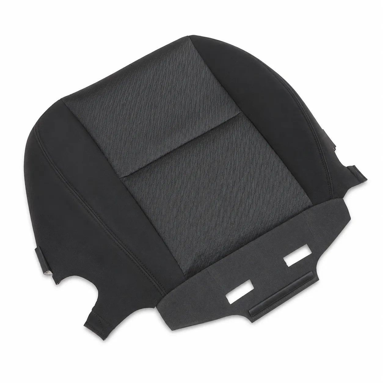For 2007-2014 GMC Sierra 1500 2500HD 3500HD Driver Bottom Cloth Seat Cover Black