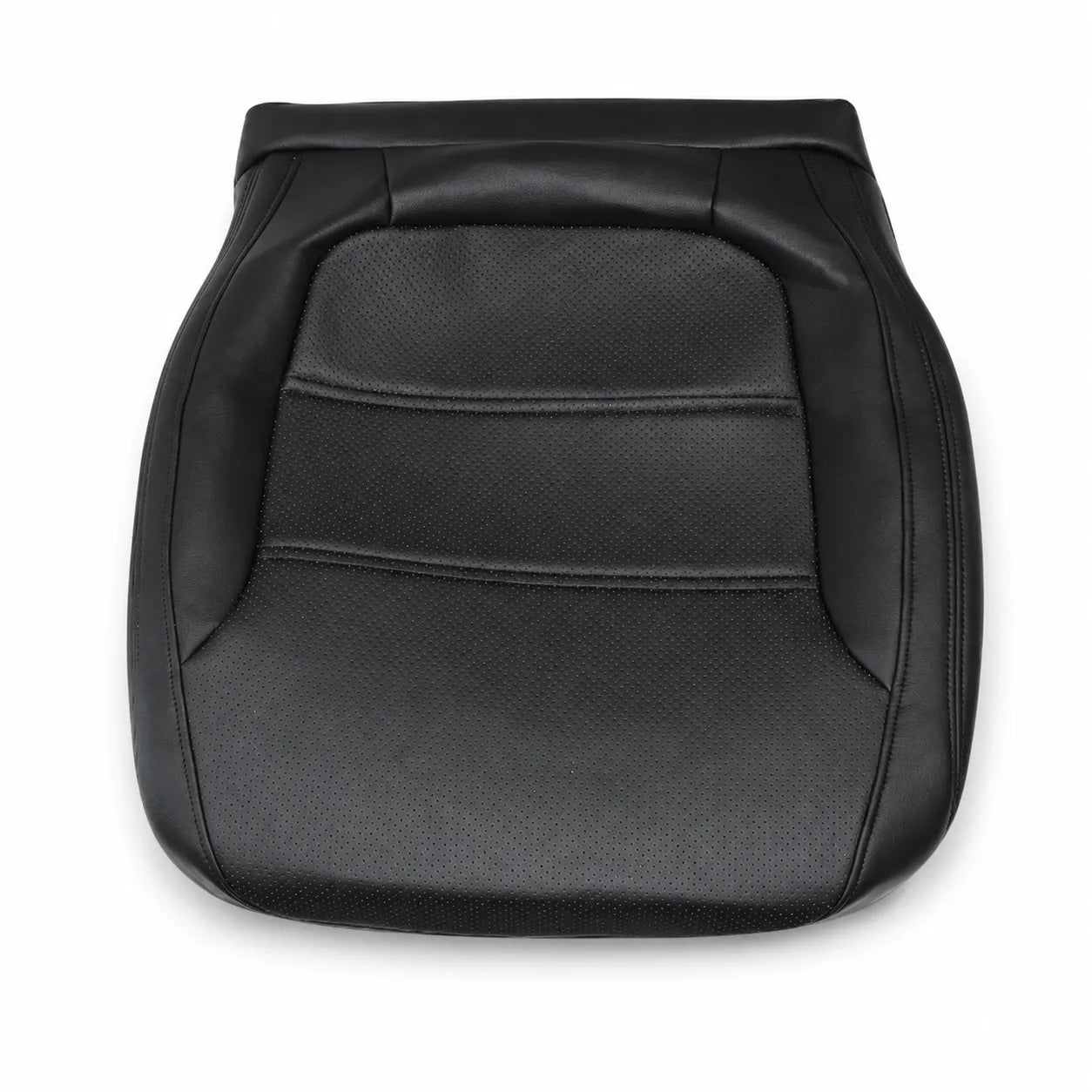 For 2011-2017 Volkswagen Jetta Driver Bottom Leather Seat Cover Black