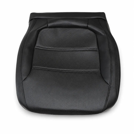 For 2011-2017 Volkswagen Jetta Driver Bottom Leather Seat Cover Black