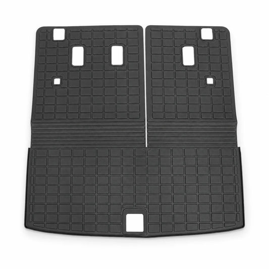 For 2023-2025 Honda Pilot TPE Rear Backrest Mats Trunk Cargo Liner Black