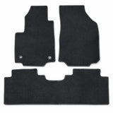 Front-Rear Left & Right Floor Mats Carpet Velour For 2018-2024 Chevrolet Equinox