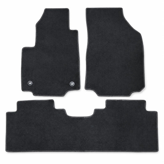 Front-Rear Left & Right Floor Mats Carpet Velour For 2018-2024 Chevrolet Equinox