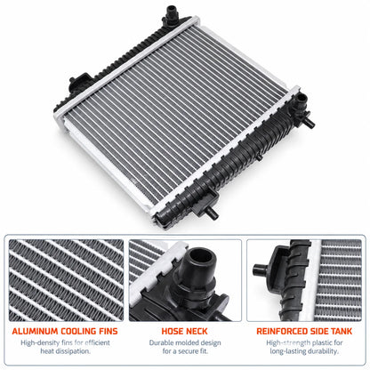 Front Auxiliary Radiator Coolant Cooler For 2021-2024 BMW G80 G82 G83 M3 M4 8095285