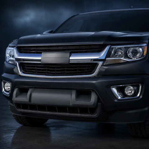 Front Bumper Cover Assembly Grill Kit w/ Fog Light For 2015-2020 Chevy Colorado