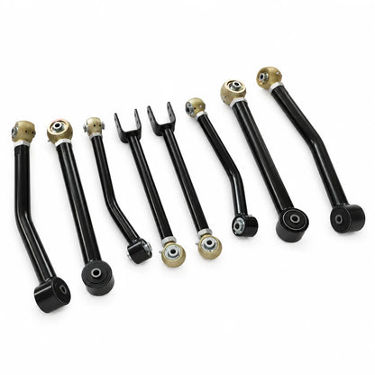 Front and Rear Upper Lower Adjustable Suspension Arms for Jeep Wrangler JK 2007-2018