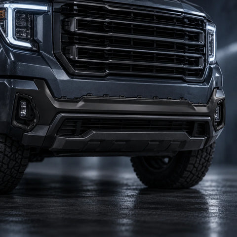 Front Upper Bumper Cover Plastic For 2019-2022 GMC Sierra 1500
