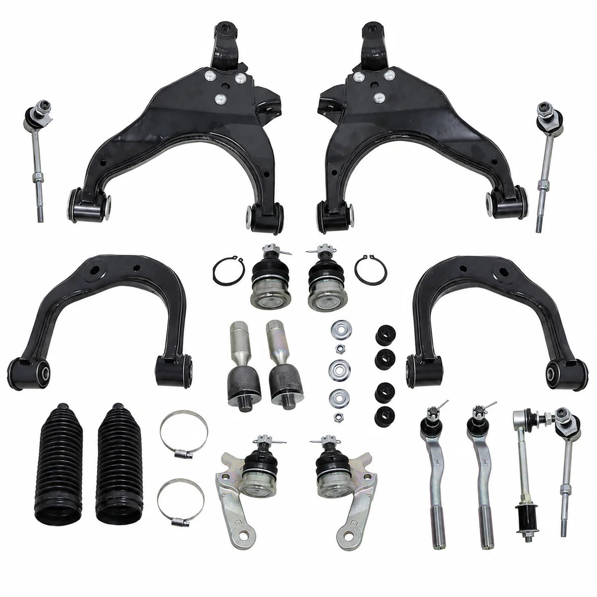 Front Upper & Lower Control Arms Tie Rods Sway Bars For 1996-2002 Toyota 4Runner
