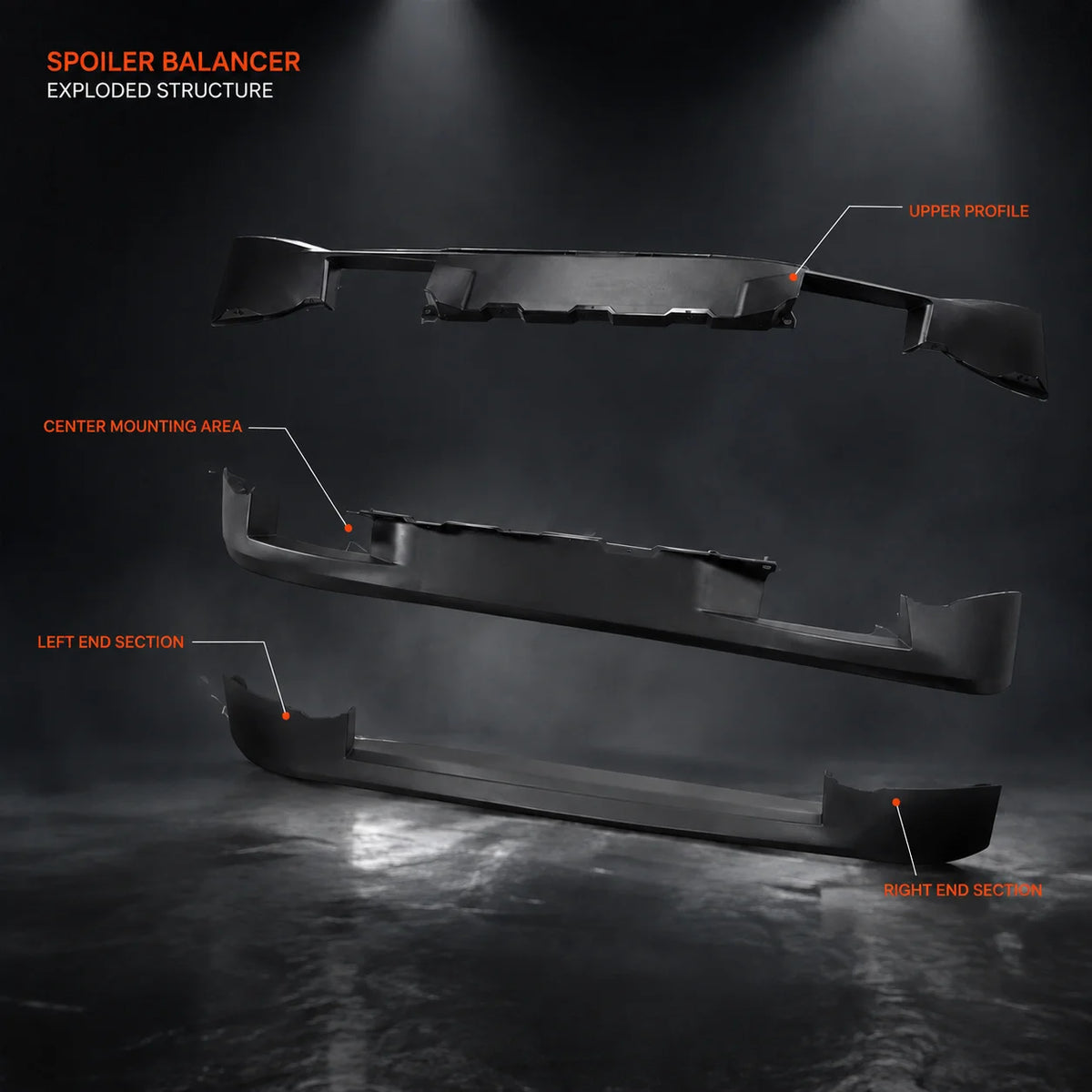 Front Valance Lower Bumper Spoiler Lip  For 2024 - 2025 Toyota Tacoma 76851-AK020