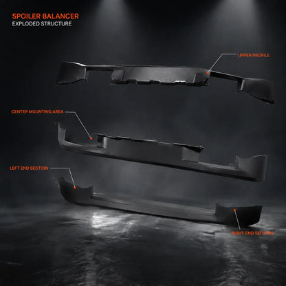 Front Valance Lower Bumper Spoiler Lip  For 2024 - 2025 Toyota Tacoma 76851-AK020