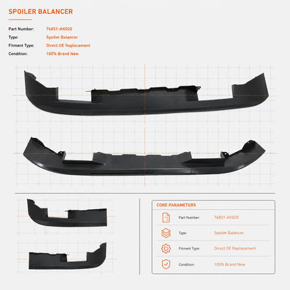 Front Valance Lower Bumper Spoiler Lip  For 2024 - 2025 Toyota Tacoma 76851-AK020