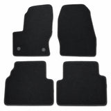 Full Set Front & Rear Floor Mats Carpet Velour For 2013-2019 Ford Escape