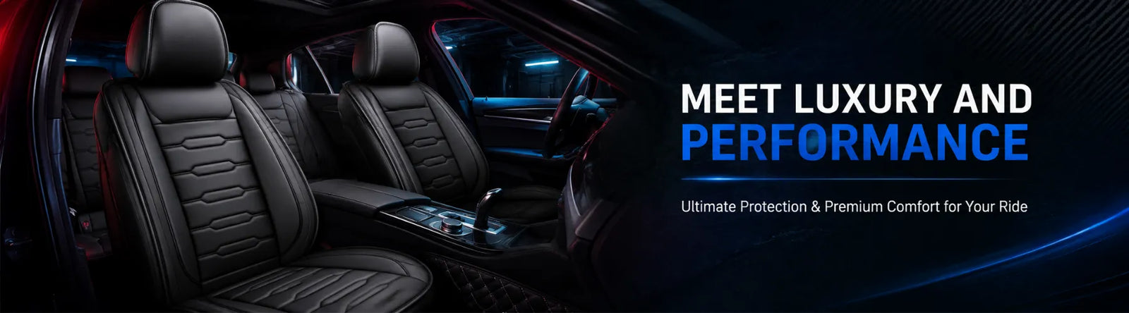 Universal 5-Seat Car Seat Covers - Luxury Microfiber Leather Full Set Front and Rear Protection (Black) highlight 1
