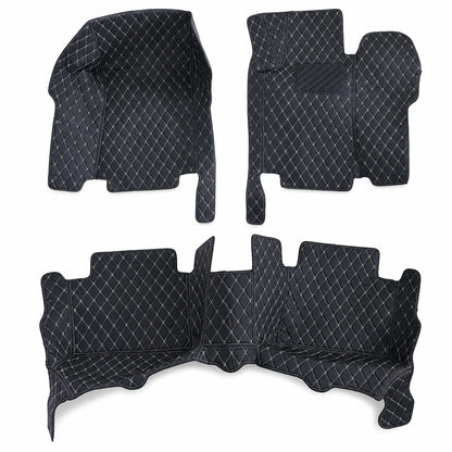Microfiber Leather Floor Mats Liners Front & Rear For 2006-2008 Benz W211 E-Class