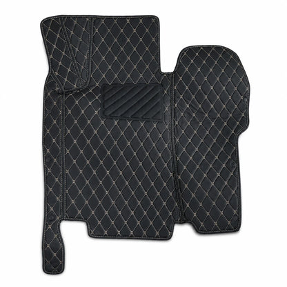 Microfiber Leather Floor Mats Liners Front & Rear For 2006-2008 Benz W211 E-Class